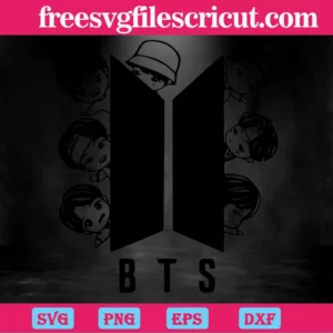 Adorable Tinytan Bts Members, Svg Cut Files Invert