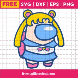 Among Us Sailor Moon, Free Svg Images For Commercial Use