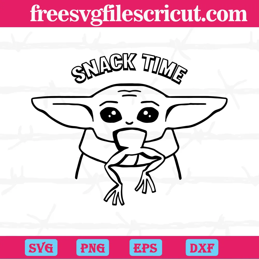 Starbucks Baby Yoda Full Wrap, Digital Files - free svg files for