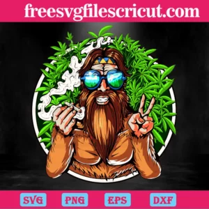 Big Foot Weed, Svg Png Dxf Eps Invert