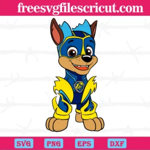 Chase Paw Patrol, Svg Png Dxf Eps Cricut