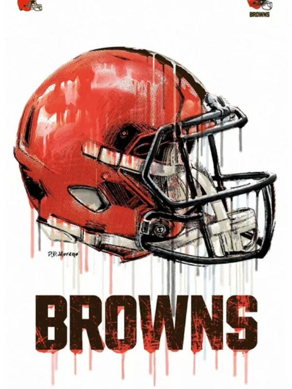 Cleveland Browns Football Helmet, Svg Cut Files - free svg files for cricut