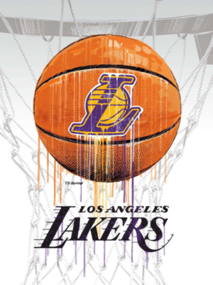 NBA Los Angeles Lakers The Heart Mickey Mouse Disney Basketball