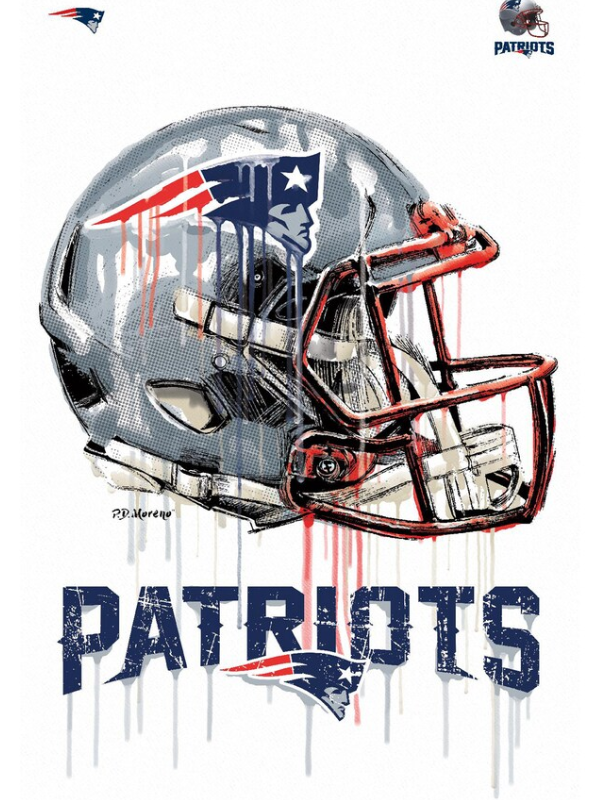 New England Football Patriots SVG Vector Digital Design Wall 