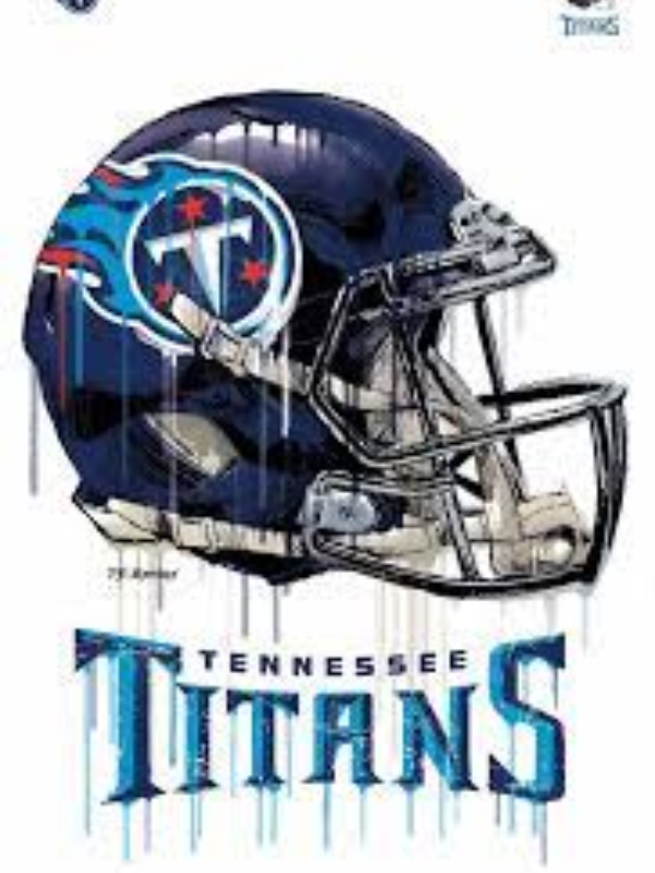 Tennessee Titans. Silhouette of professional american football