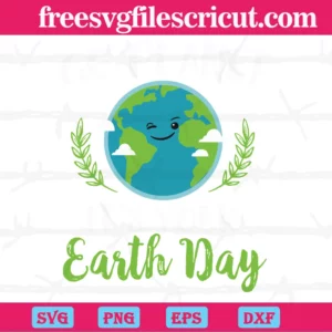 Cricut Go Planet It'S Your Earth Day Svg File Invert