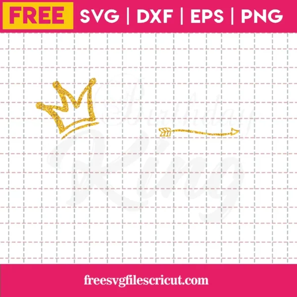 Crown Birthday King, Free Commercial Use Svg Fonts Invert