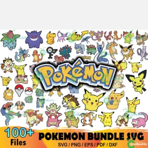 100+ Pokemon Bundle Svg