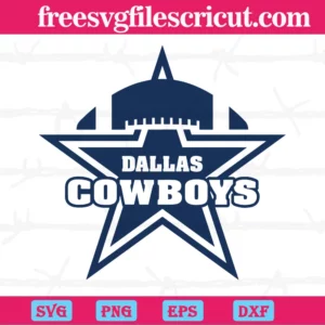 Dallas Cowboys Star Layers Svg Png Dxf Eps Cricut