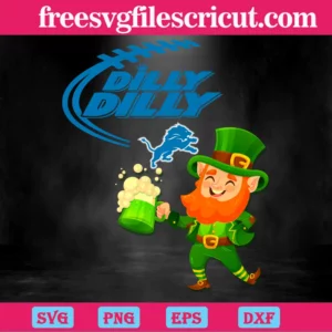 Detroit Lions Dilly Dilly Patrick Day, Svg Png Dxf Eps Cricut Silhouette Invert