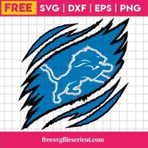 Detroit Lions Svg Silhouette Free, Svg Png Dxf Eps Cricut