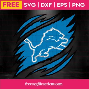 Detroit Lions Svg Silhouette Free, Svg Png Dxf Eps Cricut Invert