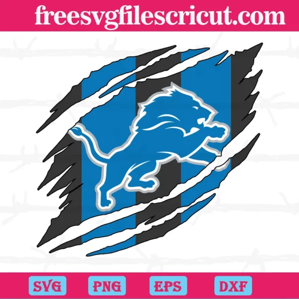 Detroit Lions Torn Nfl Super Bowl, Digital Download