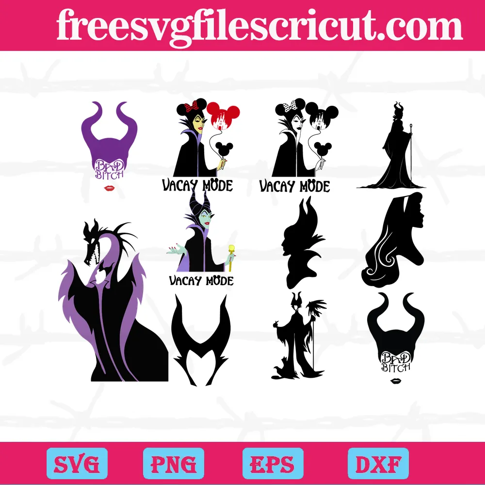 Disney Bundle Maleficent Svg