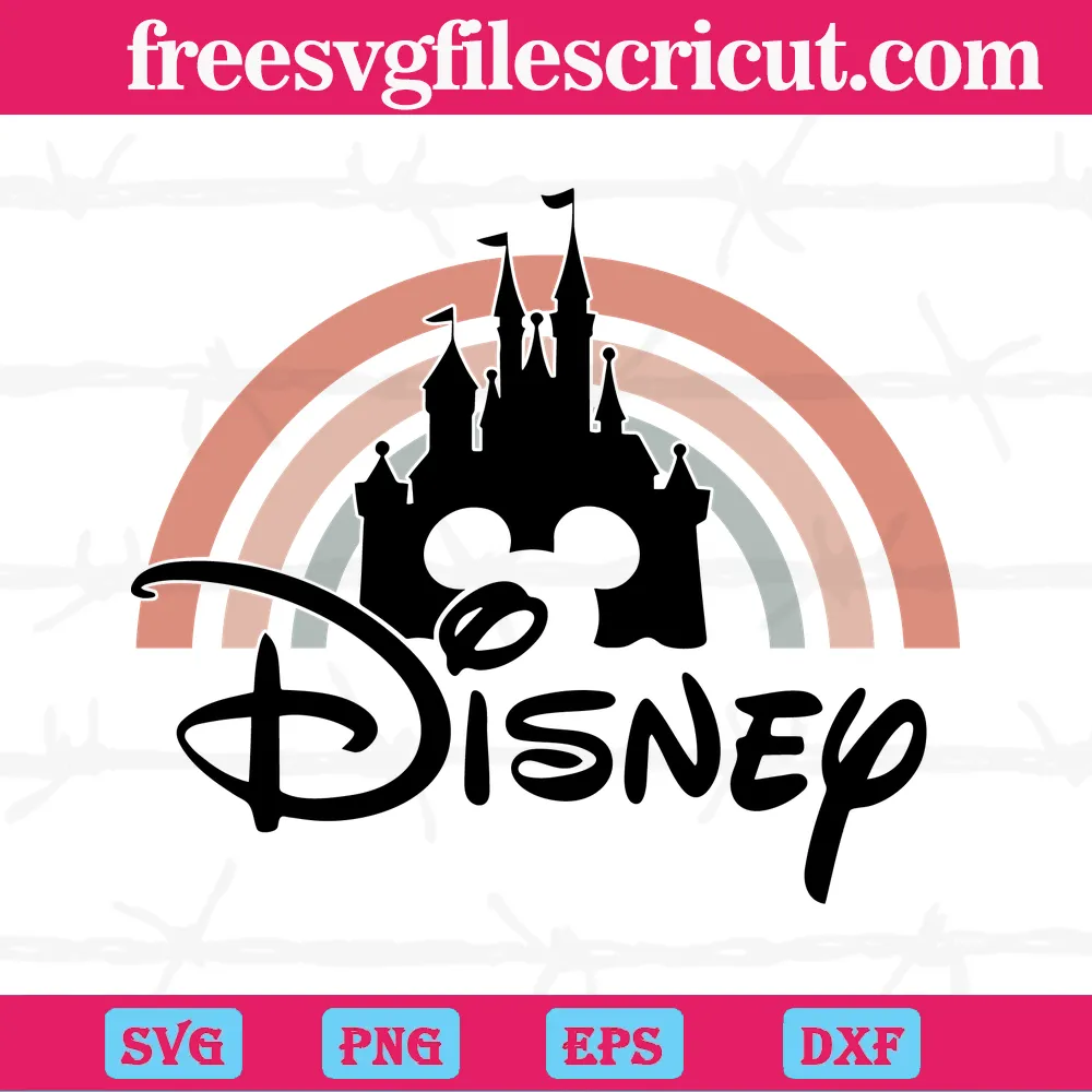 Disney Castle, Layers Svg