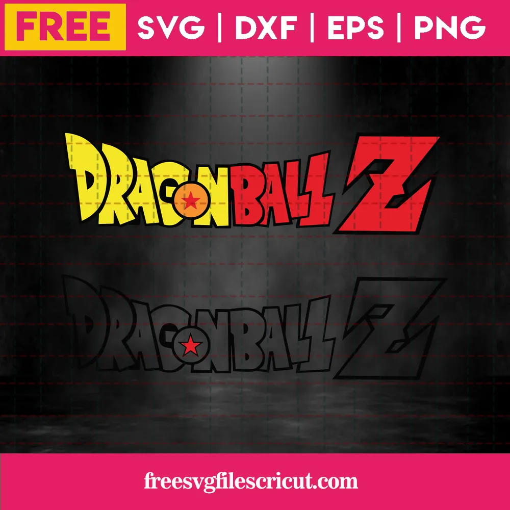 Dragon Ball Z Svg, Dxf, Eps, Png, Clipart, Silhouette and Cutfiles #3