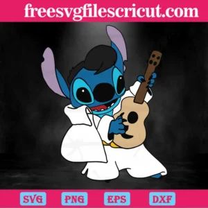 Elvis Presley Cricut Stitch Svg Invert