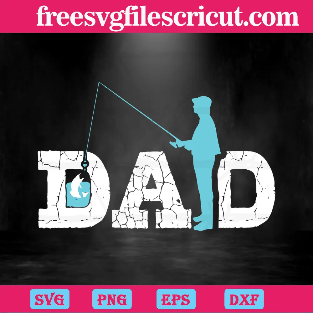 Father’S Day Fishing Svg Illustrations