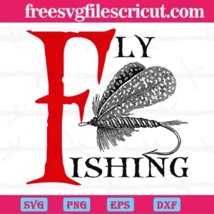 Fly Fishing Lures Svg Clipart