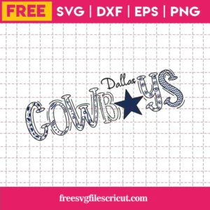 Free Cricut Dallas Cowboys Svg For Diy Project