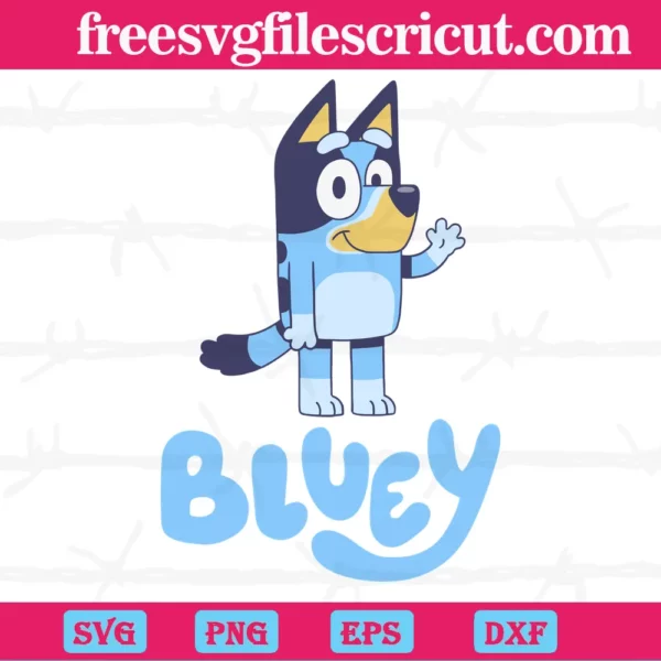 Funny Bluey, Svg Clipart - free svg files for cricut