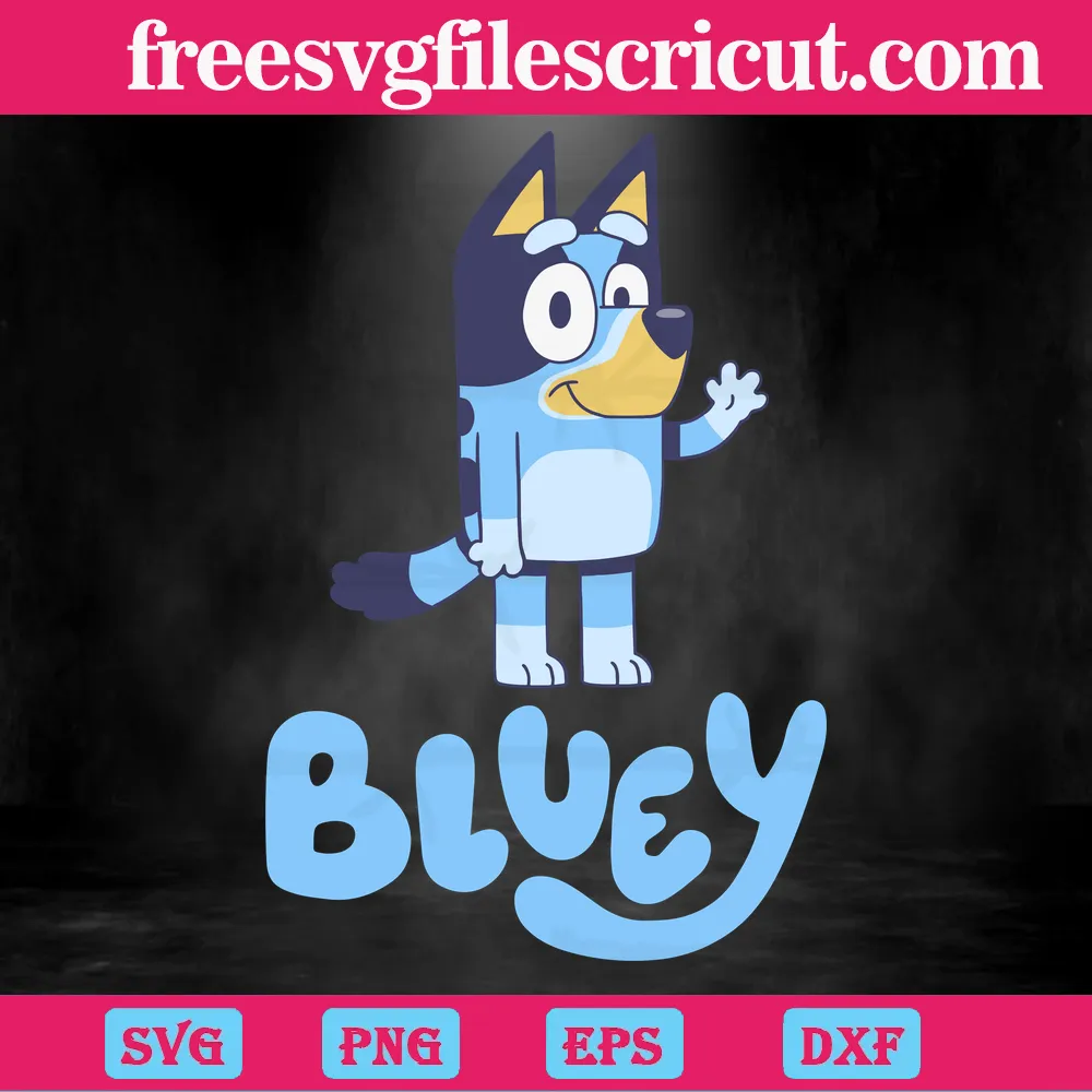 Funny Bluey, Svg Clipart