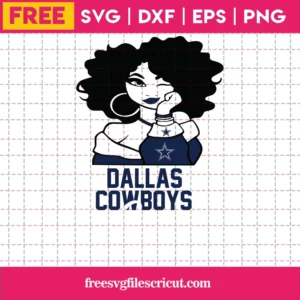 Girly Dallas Cowboys Cutting Svg File