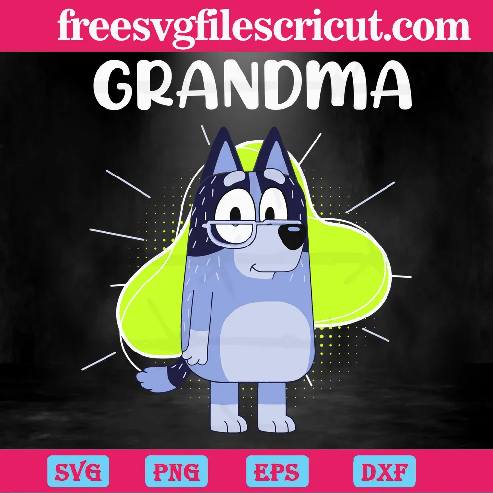 Grandma Bluey, Scalable Vector Graphic