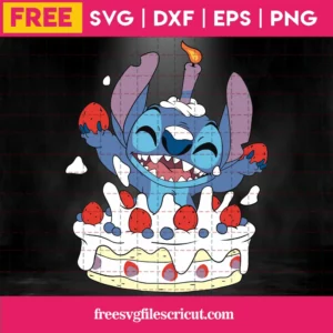 Happy Birthday Disney Stitch Svg Free