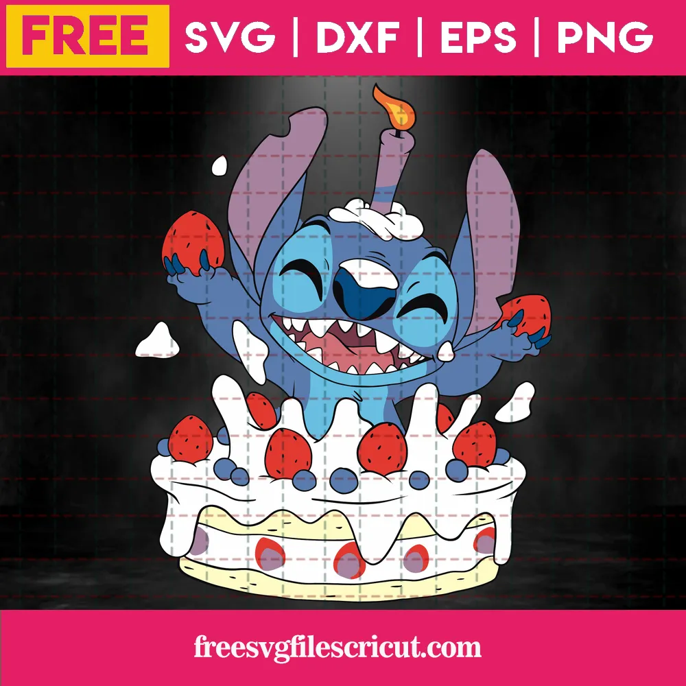 Disney Funny Stitch Svg, Disney Character Lovers Svg Digital File