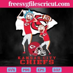 Hot Rick And Morty Kansas City Chiefs, Svg Cutting Files Invert