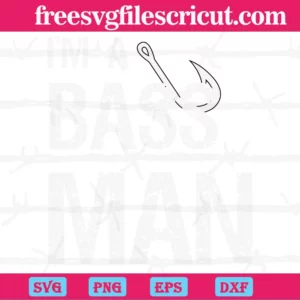 I’M A Bass Man Black And White, Trending Free Cutting Svg Invert