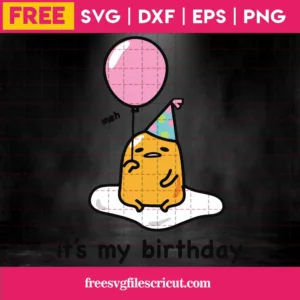 It'S My Birthday Baloon, Free Svg Images For Commercial Use Invert