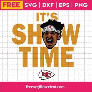 Kansas City Chiefs Patrick Mahomes Red It’S Showtime, Free Commercial Use Svg Fonts