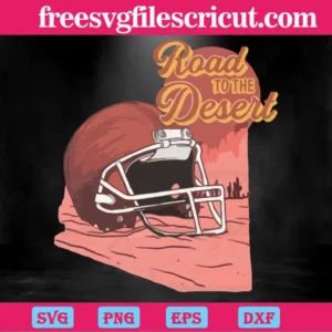 Kansas City Chiefs Road To The Desert Super Bowl, Svg Cut Files Invert