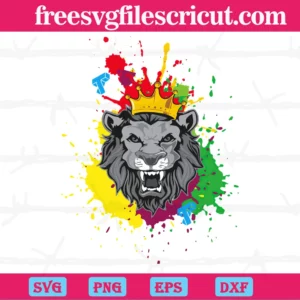 Lion King Color Svg