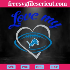 Detroit Lions Lips Football Team Svg, Detroit Lions Lips Svg