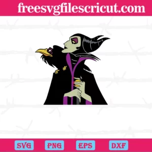 Maleficent Crow I'Ll Get Over It I Just Need To Be Dramatic First, Cutting File Svg