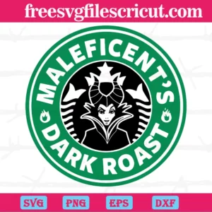 Maleficent’S Dark Roast Starbucks Svg