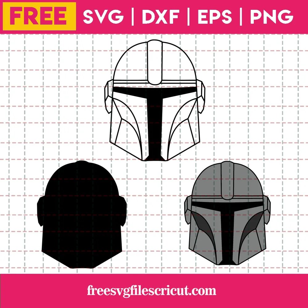 Mandalorian Helmet Svg Free