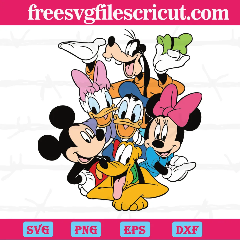 Mickey Mouse Clubhouse Svg