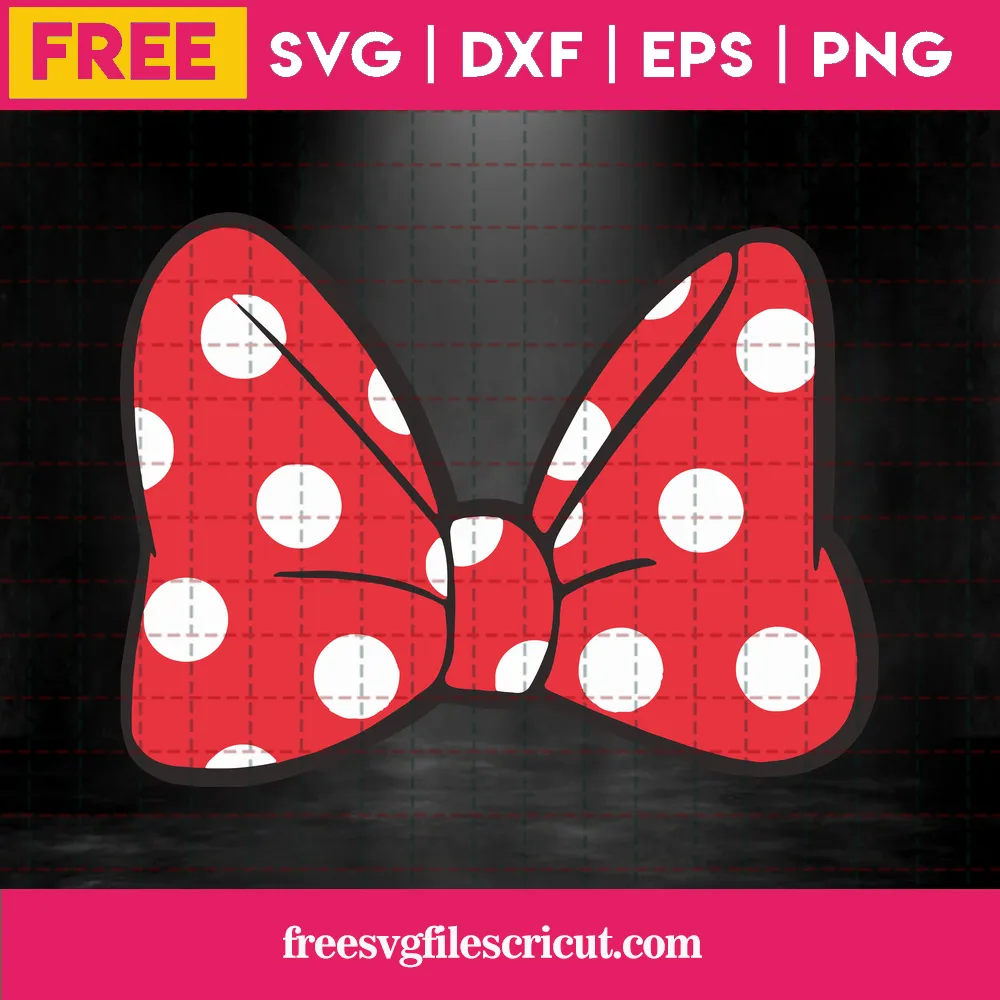 Louis Vuitton Mickey Mouse bow SVG & PNG Download 2 - Free SVG Download