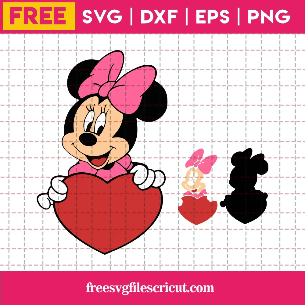 Minnie Mouse Free Svg