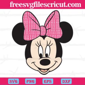 Minnie Mouse Head Svg