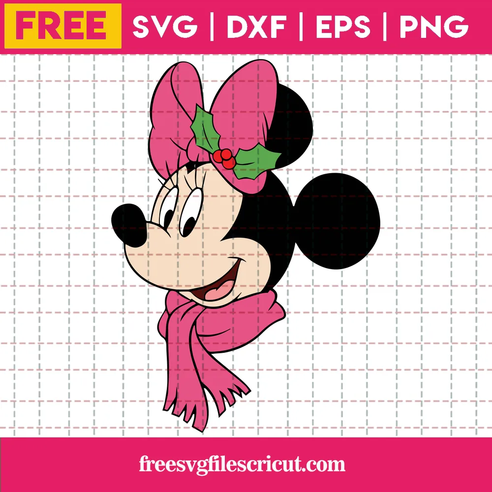 Minnie Mouse Designer Gucci Pattern SVG Sticker Cricut Cut File