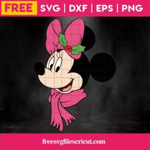 Minnie Mouse Svg Free Invert