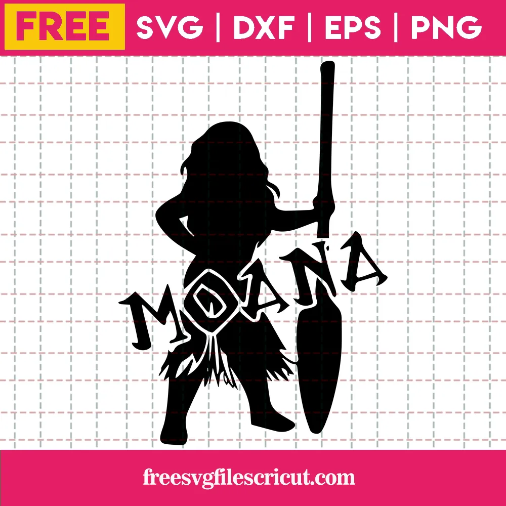 Moana Disney Princess Silhouette Svg Free