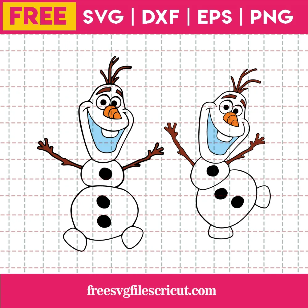 Olaf Frozen Snowman Svg Free