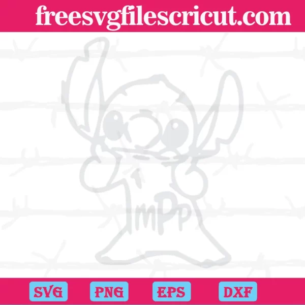 Outline Disney Stitch Svg - free svg files for cricut