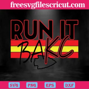 Run It Back Chiefs Svg Invert